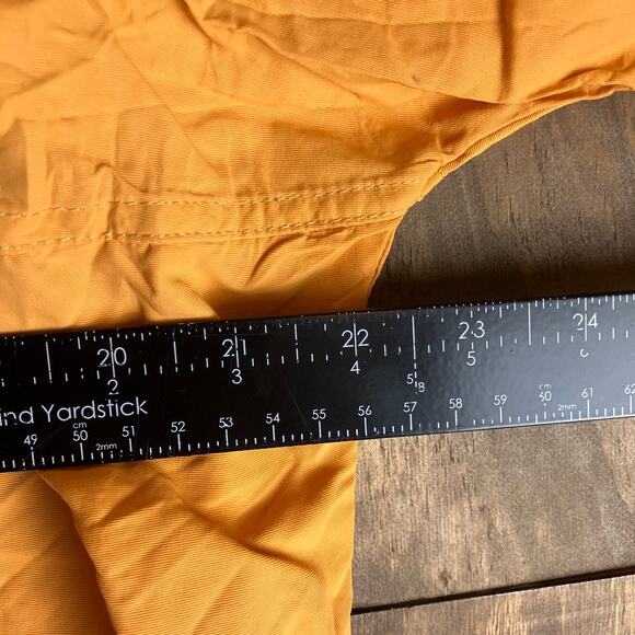 LL Bean Mens Jacket Yellow Mountain Classic Anorak Windbreaker 1/2 Zip Medium - Picture 8 of 12